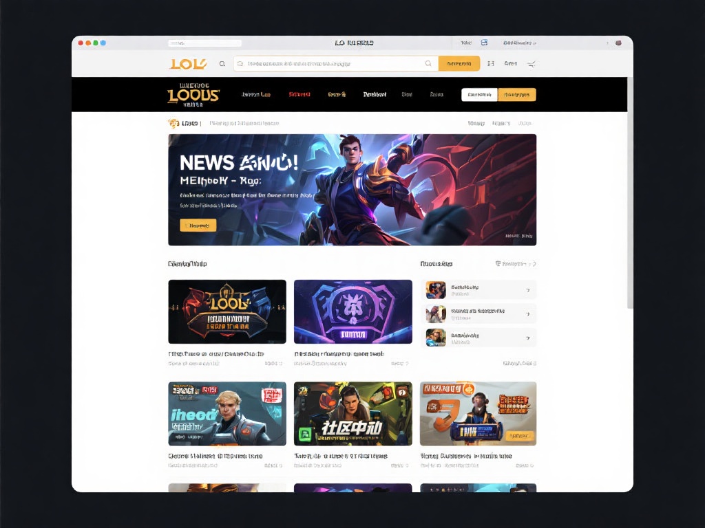 对于新手玩家来说，初次访问LOL官网首页